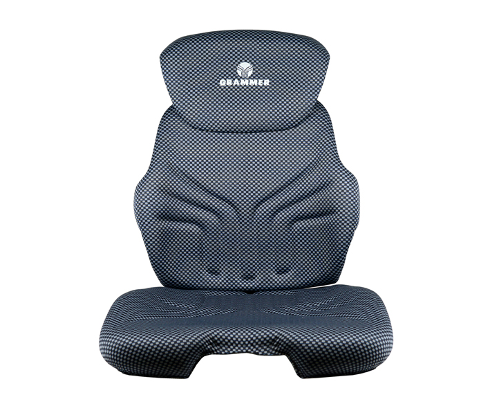 GRAMMER Polstersatz 731 Stoff blau schwarz inkl. Rückenverlängerung